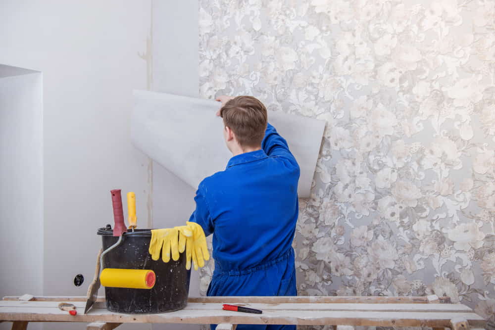 wall paper fixing service in uae